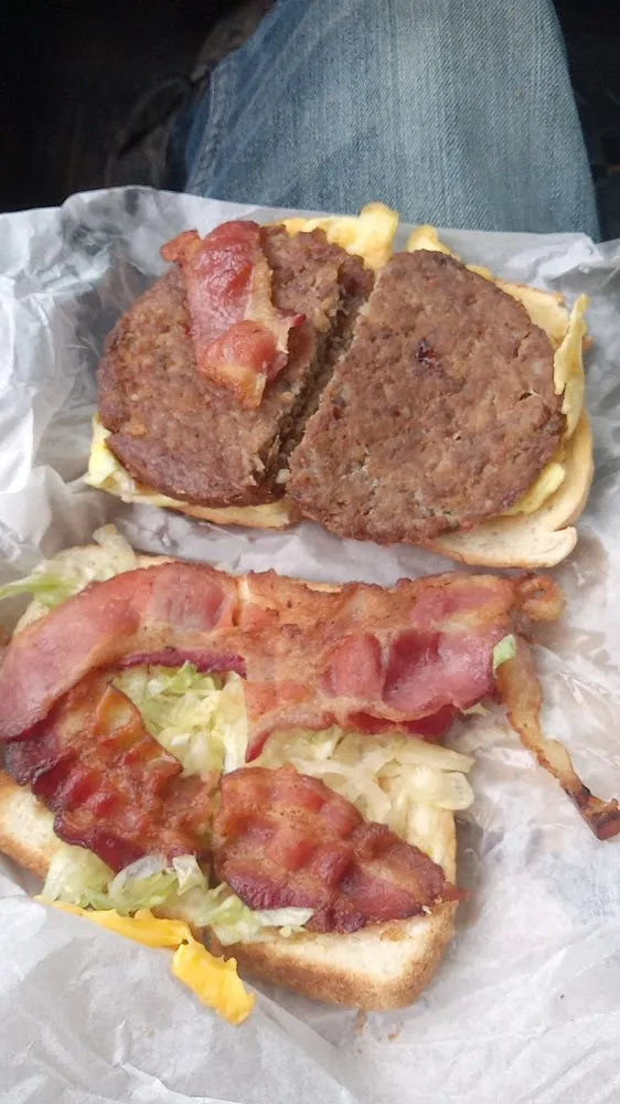 Sausage Egg Cheese on Toast Add Bacon